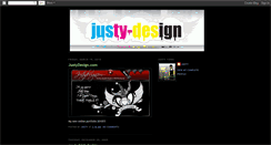 Desktop Screenshot of justy-design.blogspot.com