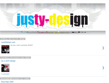 Tablet Screenshot of justy-design.blogspot.com