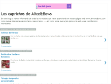 Tablet Screenshot of aliceandbows.blogspot.com
