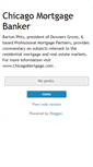 Mobile Screenshot of chicagomortgage.blogspot.com