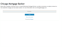 Tablet Screenshot of chicagomortgage.blogspot.com