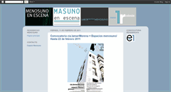 Desktop Screenshot of menosunoresidencias.blogspot.com