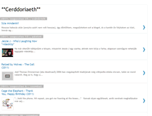 Tablet Screenshot of cerddoriaeth.blogspot.com