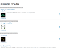 Tablet Screenshot of miercolesferiados.blogspot.com