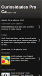Mobile Screenshot of curiosidadesnois.blogspot.com
