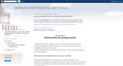 Desktop Screenshot of misioncontinentaltunja.blogspot.com