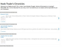 Tablet Screenshot of noob-trader.blogspot.com