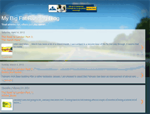 Tablet Screenshot of mybigfatrunningblog.blogspot.com