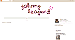 Desktop Screenshot of johnnyleopard.blogspot.com