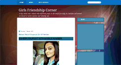 Desktop Screenshot of girlsfriendshipcorner.blogspot.com