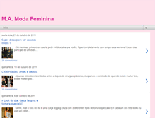 Tablet Screenshot of mamodafeminina.blogspot.com