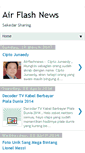 Mobile Screenshot of airflashnews.blogspot.com
