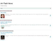 Tablet Screenshot of airflashnews.blogspot.com