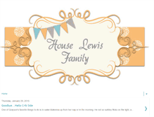 Tablet Screenshot of houselewisfamily.blogspot.com