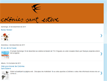 Tablet Screenshot of coloniessantesteve.blogspot.com