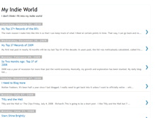 Tablet Screenshot of myindieworldtemp2.blogspot.com