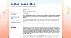 Desktop Screenshot of celticclipz.blogspot.com