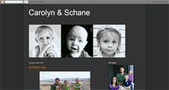 Desktop Screenshot of carolynandschane.blogspot.com