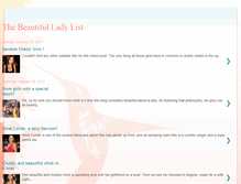 Tablet Screenshot of beautifulladylist.blogspot.com