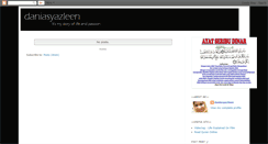 Desktop Screenshot of dania-syazleen.blogspot.com