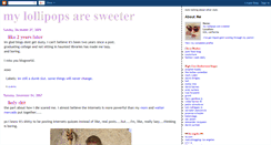 Desktop Screenshot of mylollipopsaresweeter.blogspot.com