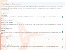 Tablet Screenshot of meudiarioimpessoal.blogspot.com