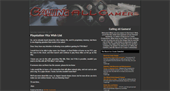 Desktop Screenshot of callingallgamers.blogspot.com