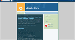 Desktop Screenshot of ciberterritorio.blogspot.com