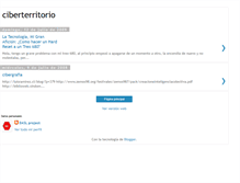 Tablet Screenshot of ciberterritorio.blogspot.com