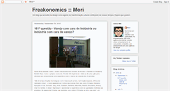 Desktop Screenshot of freaknomics.blogspot.com