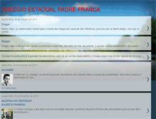 Tablet Screenshot of jornaldocolegioestadualpadrefranca.blogspot.com