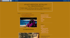 Desktop Screenshot of apartamentosruraleslaoropendola.blogspot.com