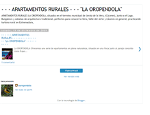 Tablet Screenshot of apartamentosruraleslaoropendola.blogspot.com