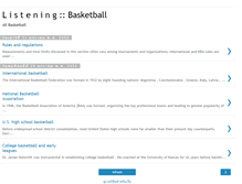 Tablet Screenshot of listeningbas.blogspot.com