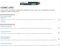 Tablet Screenshot of cosmiclives.blogspot.com