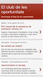 Mobile Screenshot of elclubdelesoportunitats.blogspot.com