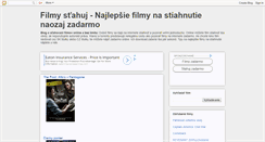 Desktop Screenshot of filmy-stahuj.blogspot.com