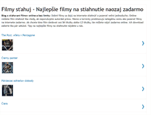 Tablet Screenshot of filmy-stahuj.blogspot.com