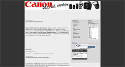 Desktop Screenshot of canondigital-review.blogspot.com