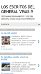 Mobile Screenshot of losescritosdelgeneralvivasp.blogspot.com