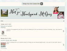 Tablet Screenshot of newlywedmcgees.blogspot.com