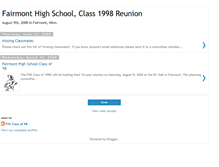 Tablet Screenshot of fhsclass98.blogspot.com