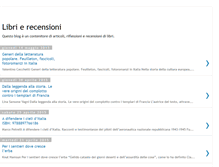 Tablet Screenshot of libri-e-recensioni.blogspot.com