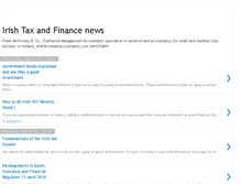 Tablet Screenshot of irishtaxandfinancenews.blogspot.com
