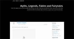 Desktop Screenshot of mythsandlegends3m.blogspot.com