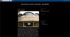 Desktop Screenshot of decaturraider.blogspot.com