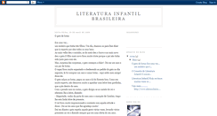 Desktop Screenshot of literaturainfantilbrasileira.blogspot.com