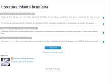 Tablet Screenshot of literaturainfantilbrasileira.blogspot.com