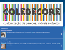 Tablet Screenshot of coledecore.blogspot.com