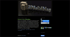 Desktop Screenshot of 3dsolidblog.blogspot.com